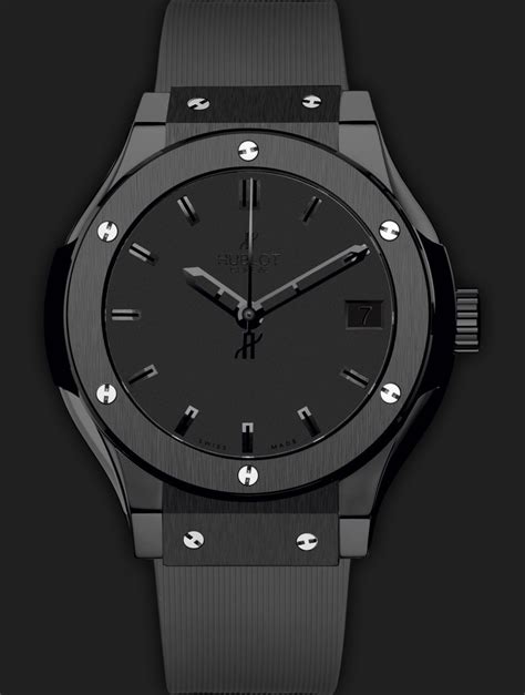 hublot damenuhr schwarz|hublot black watches.